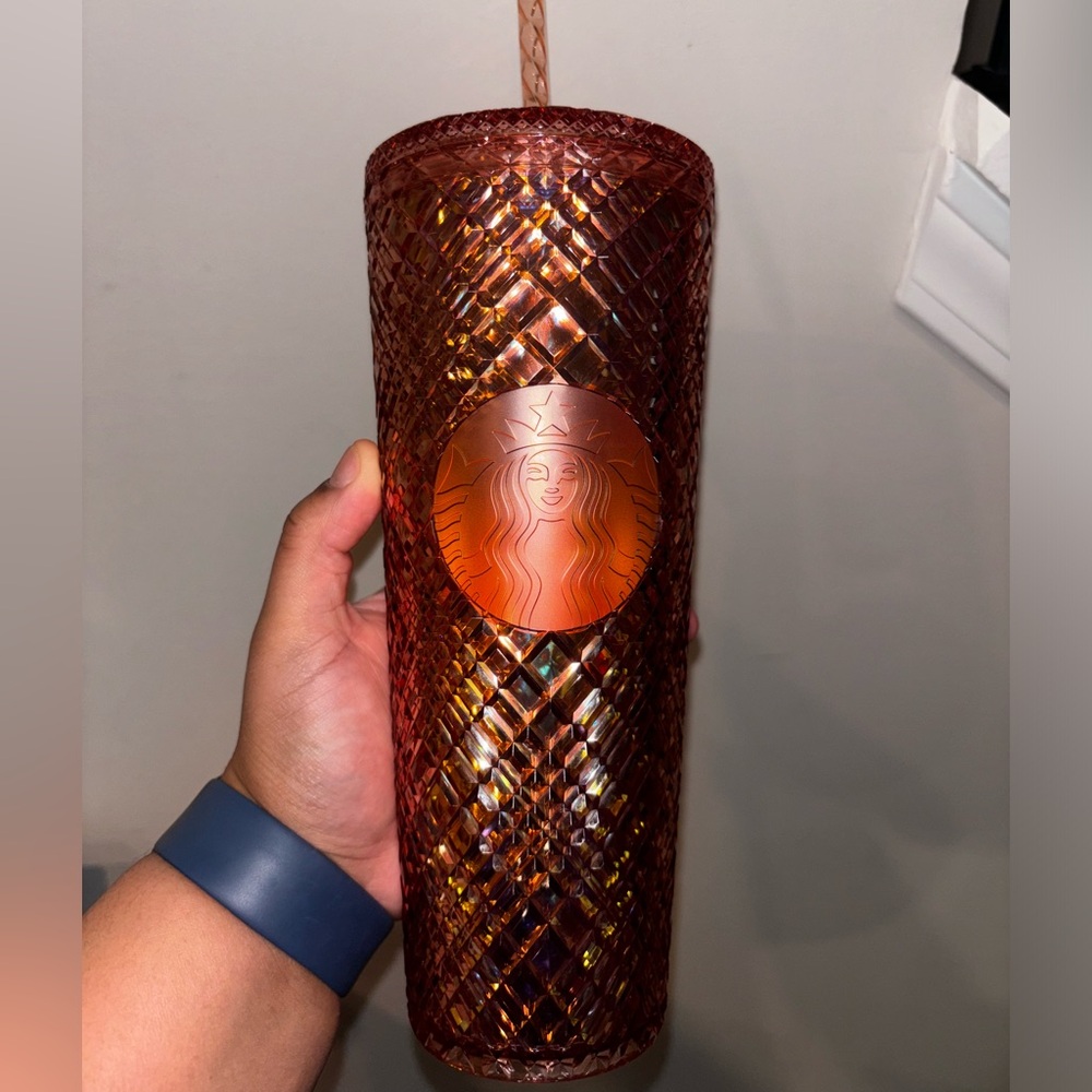 STARBUCKS holographic pink cup